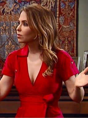 Diane von Furstenberg Wrap Red Orange 100% Cotton Dress Aria Size 2